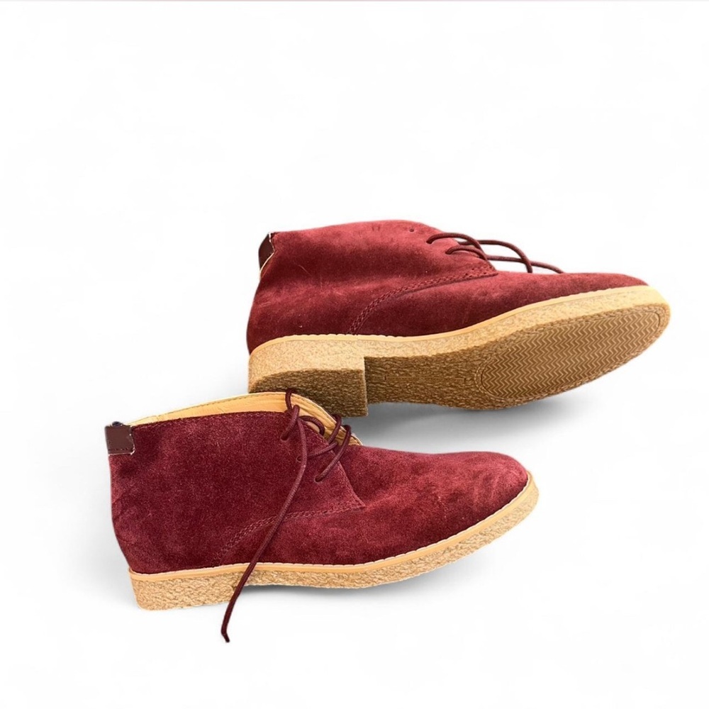 Tommy Hilfiger Purple Suede Shoes - Picture 6 of 7